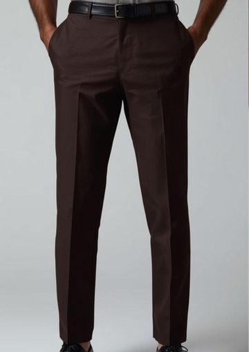 Lycra Formal Pant for Men (brwon)