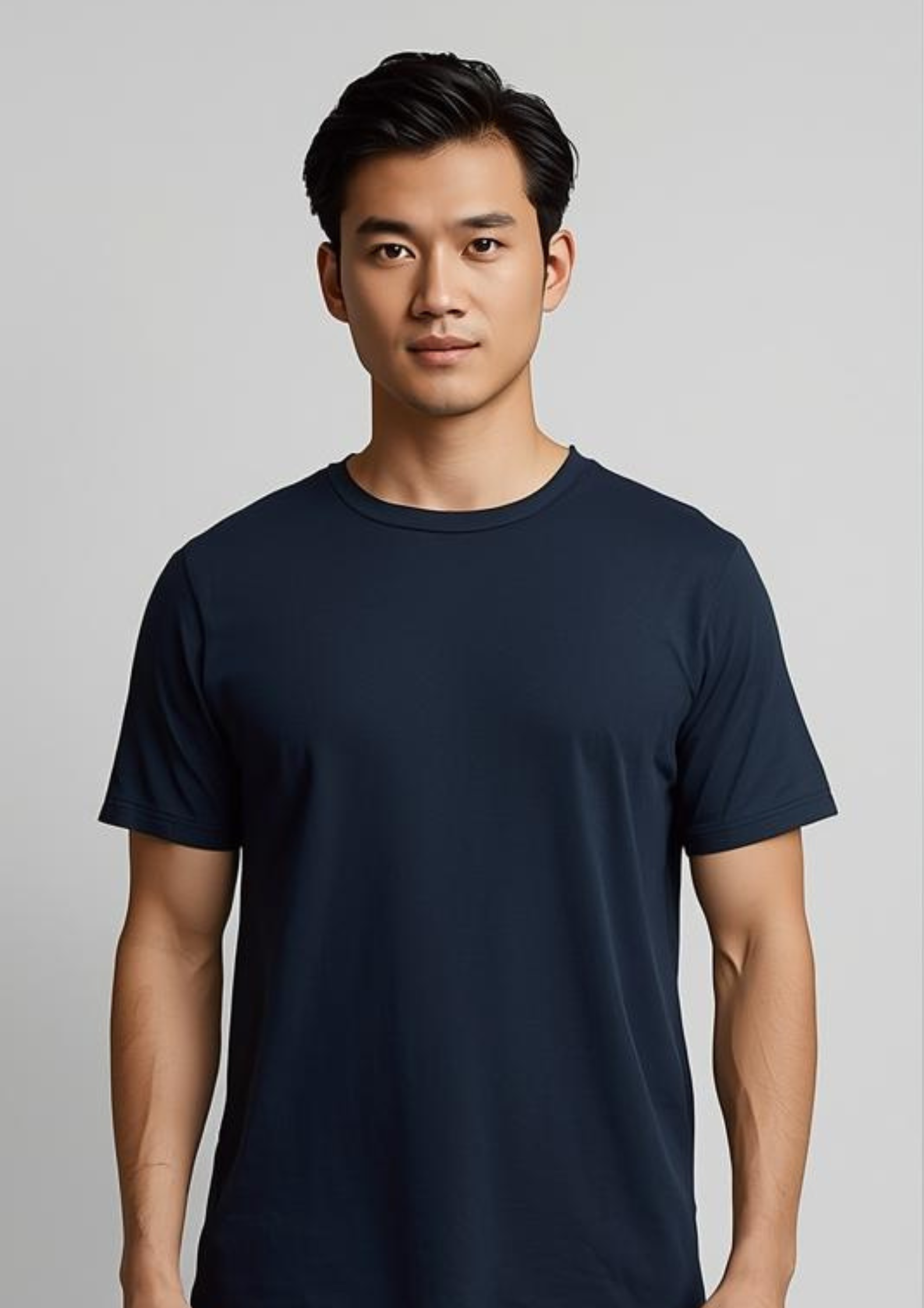 Plain Half Hand T-Shirt Lycra