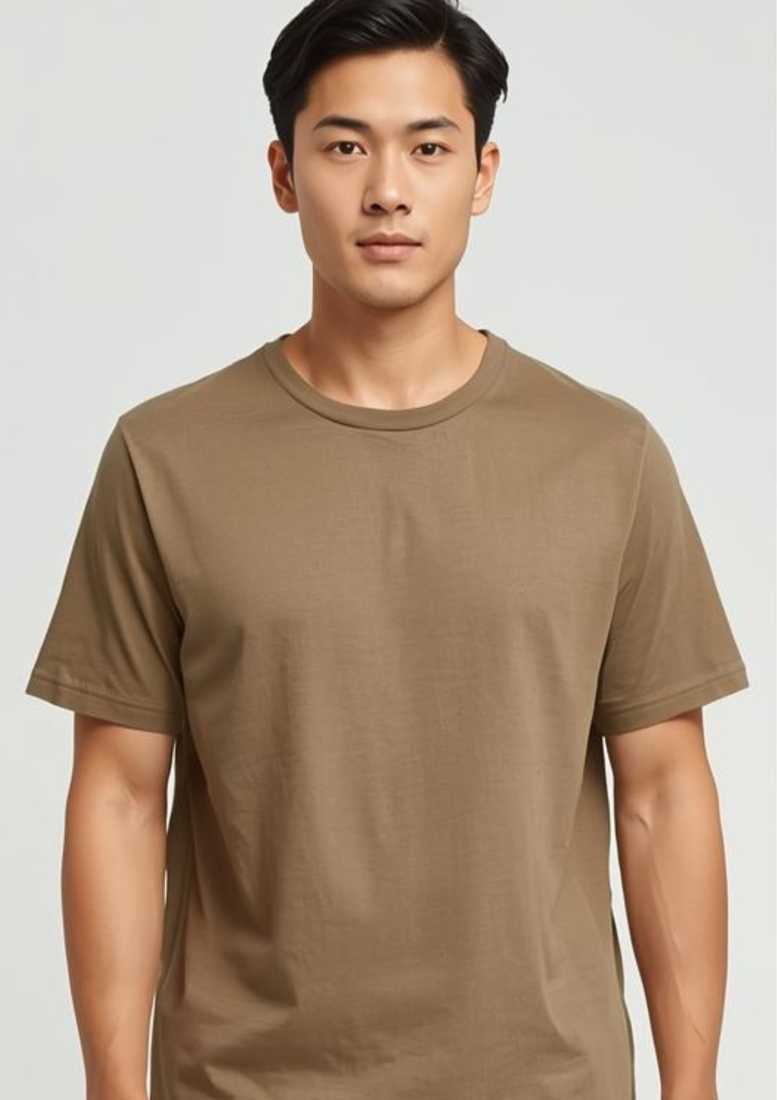 Plain Half Hand T-Shirt Lycra