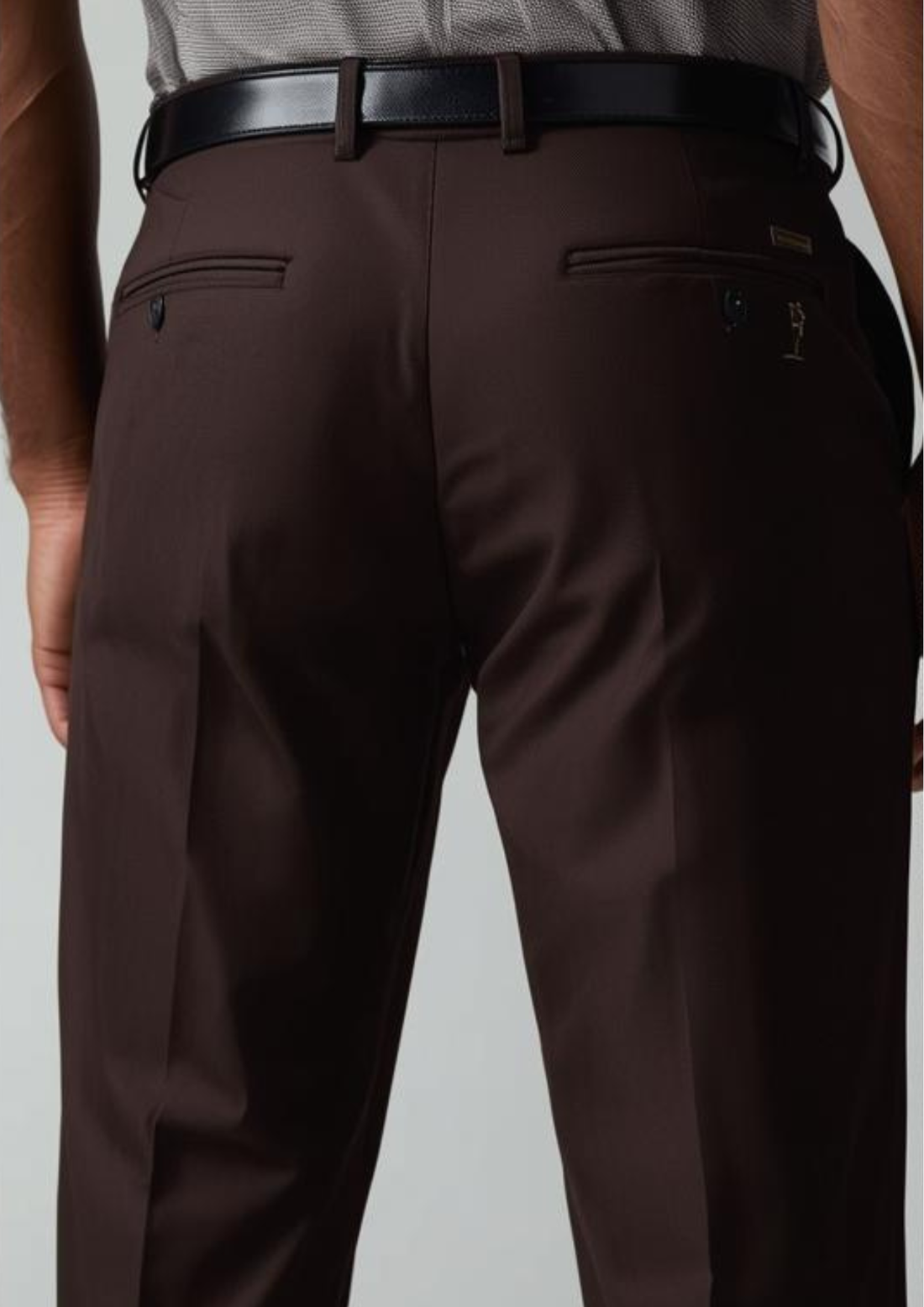 Lycra Formal Pant for Men (brwon)