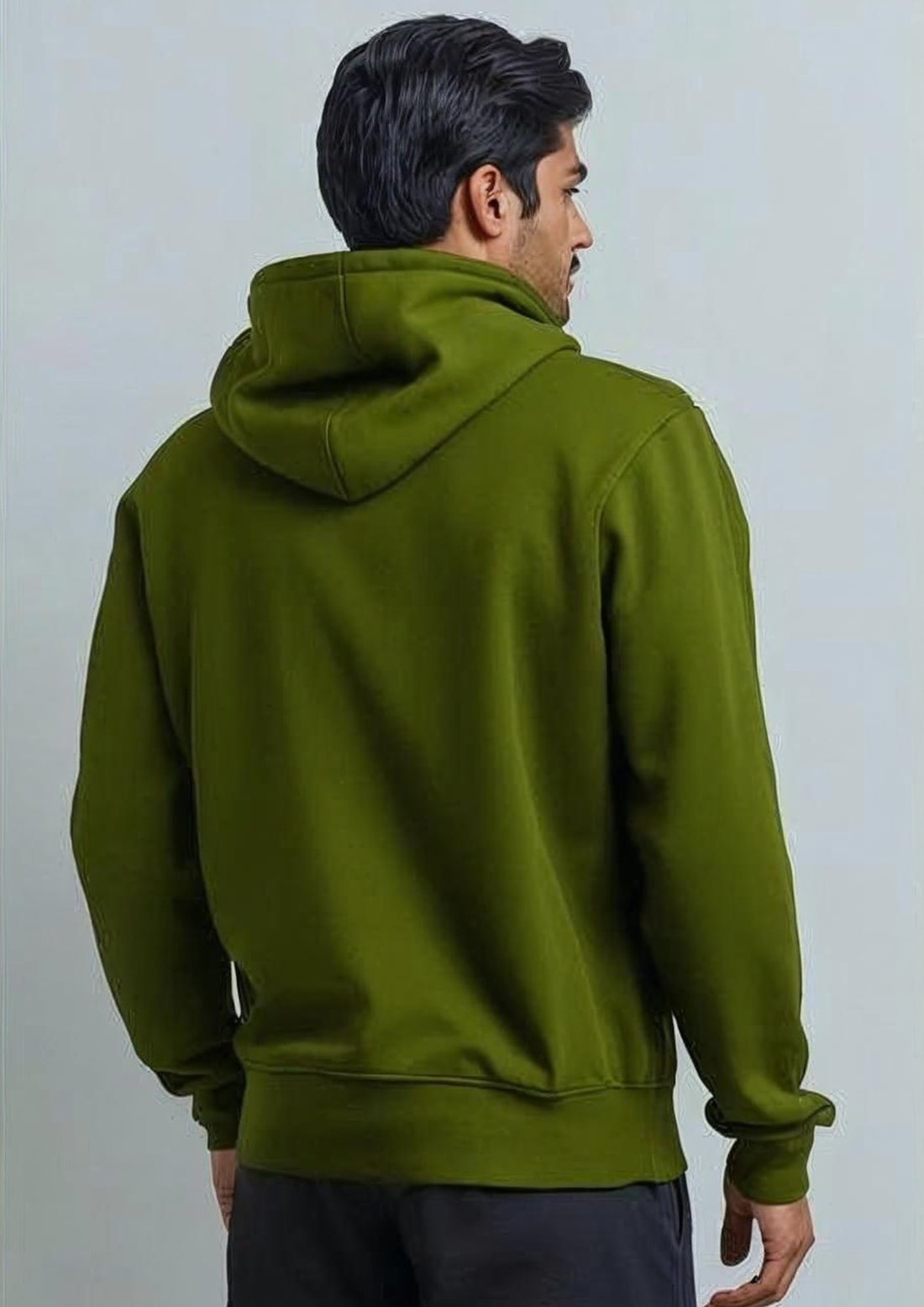 Hoodie Unisex Solid Green