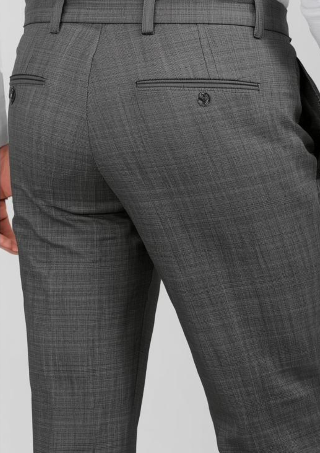Lycra Formal Pant for Men (gray)