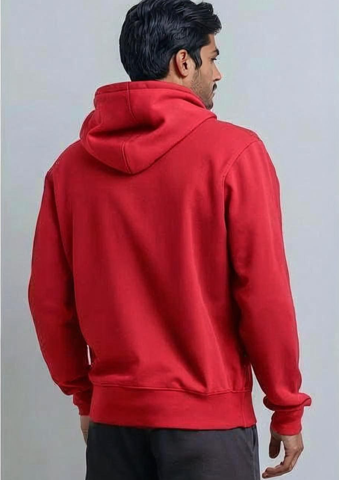 Hoodie Unisex Solid red