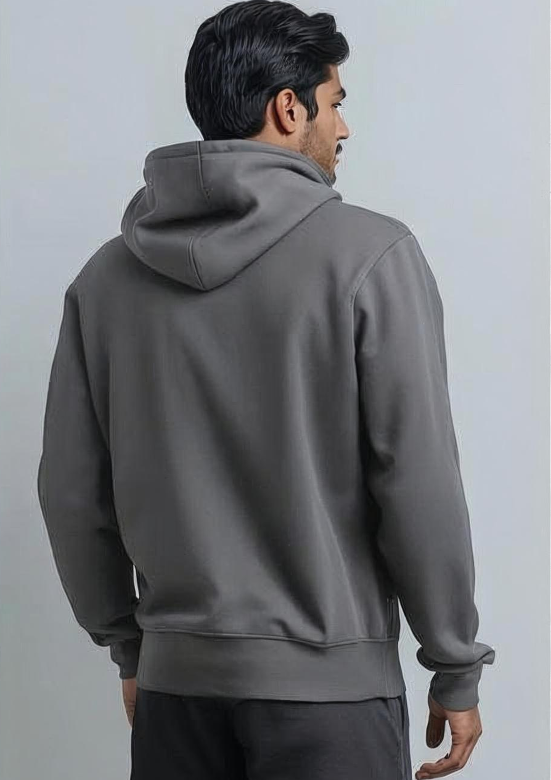Hoodie Unisex Solid gray