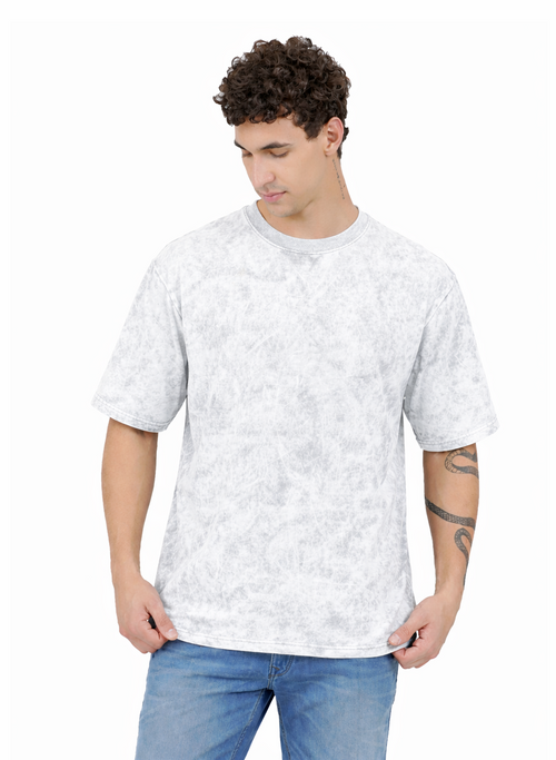 Acid Wash Oversized Cotton T-shirt