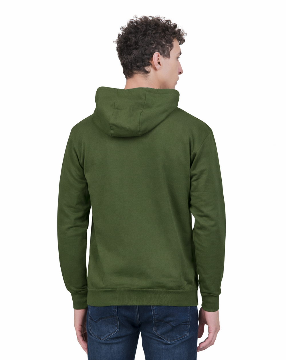 Hoodie Unisex Solid Green