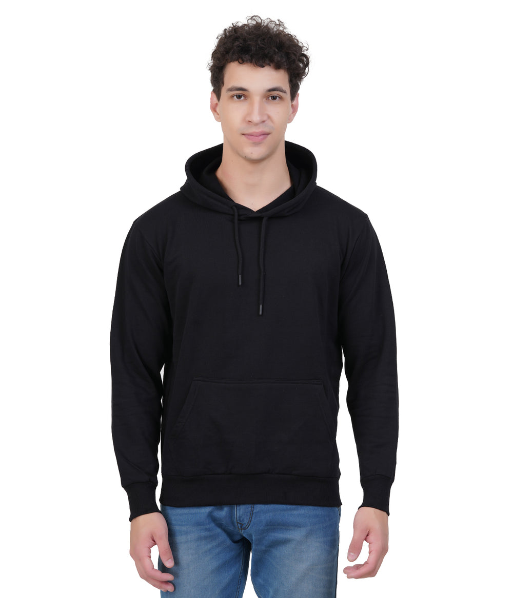 Hoodie Unisex Solid black
