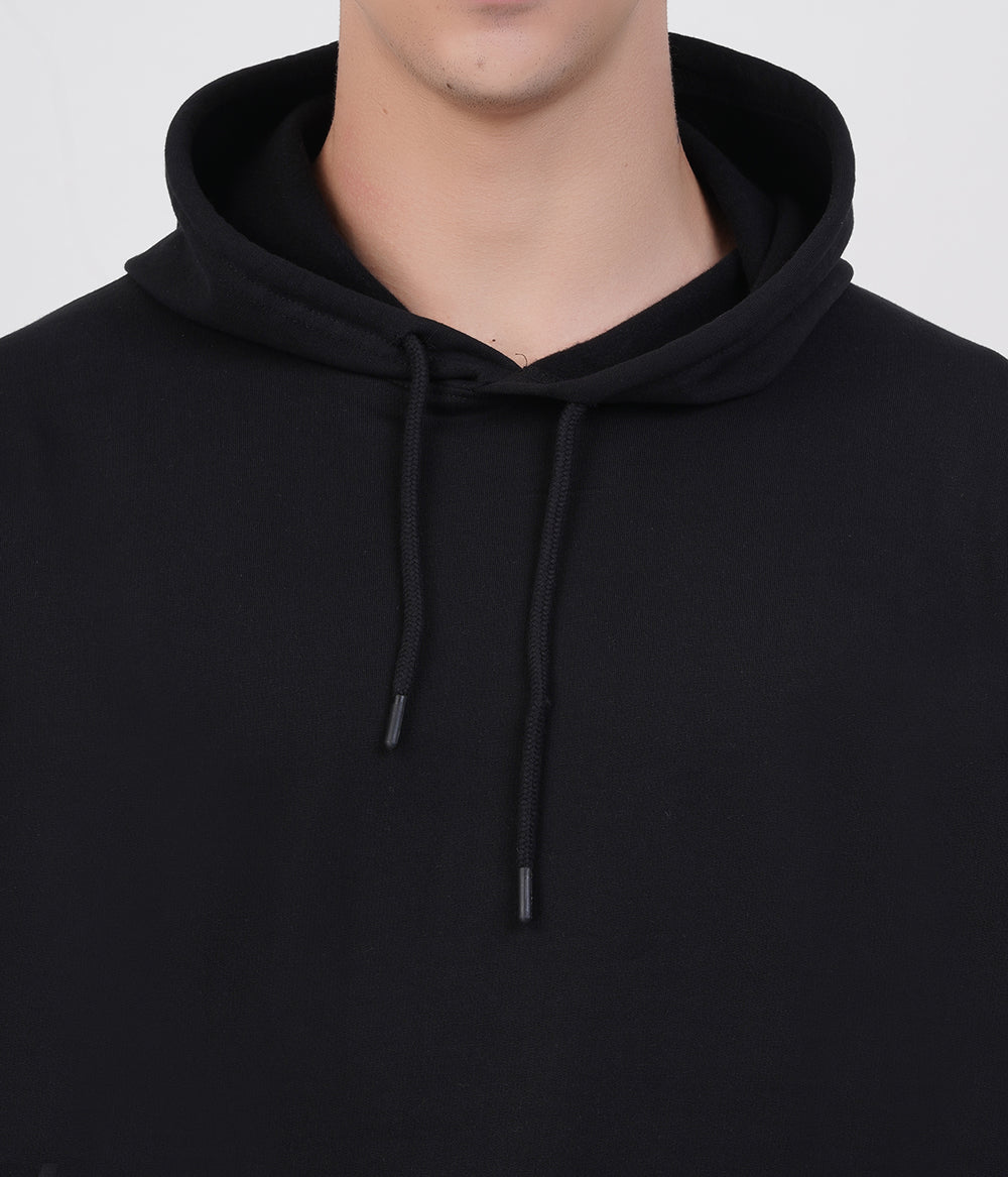 Hoodie Unisex Solid black