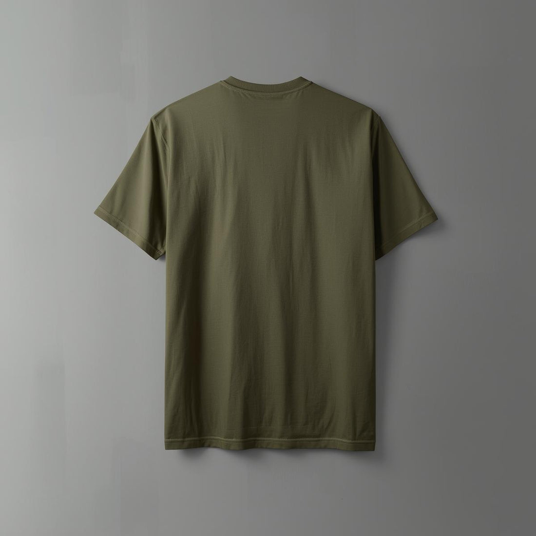 Plain Half Sleeve T-Shirt(Olive Green)