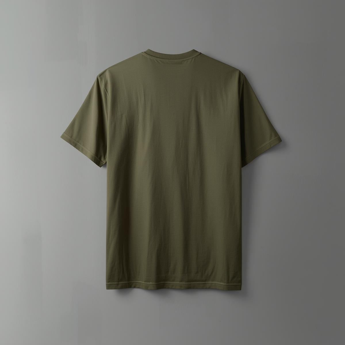 Plain Half Sleeve T-Shirt(Olive Green)
