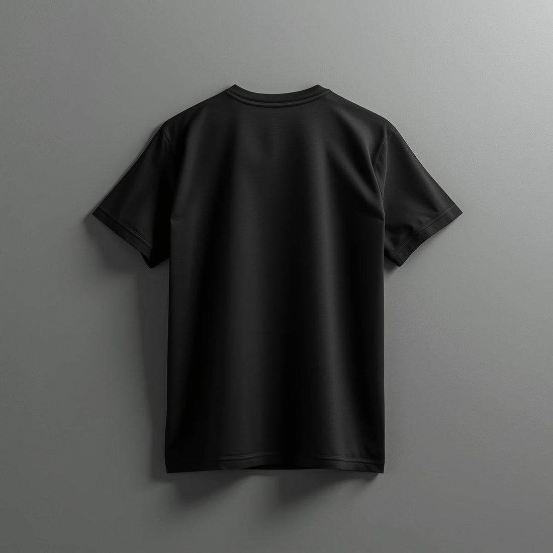 Plain Half Sleeve T-Shirt(black)