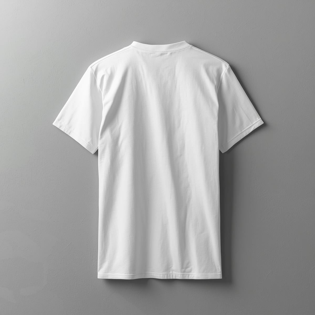 Plain Half Sleeve T-Shirt(white)