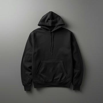 Hoodie Unisex Solid black