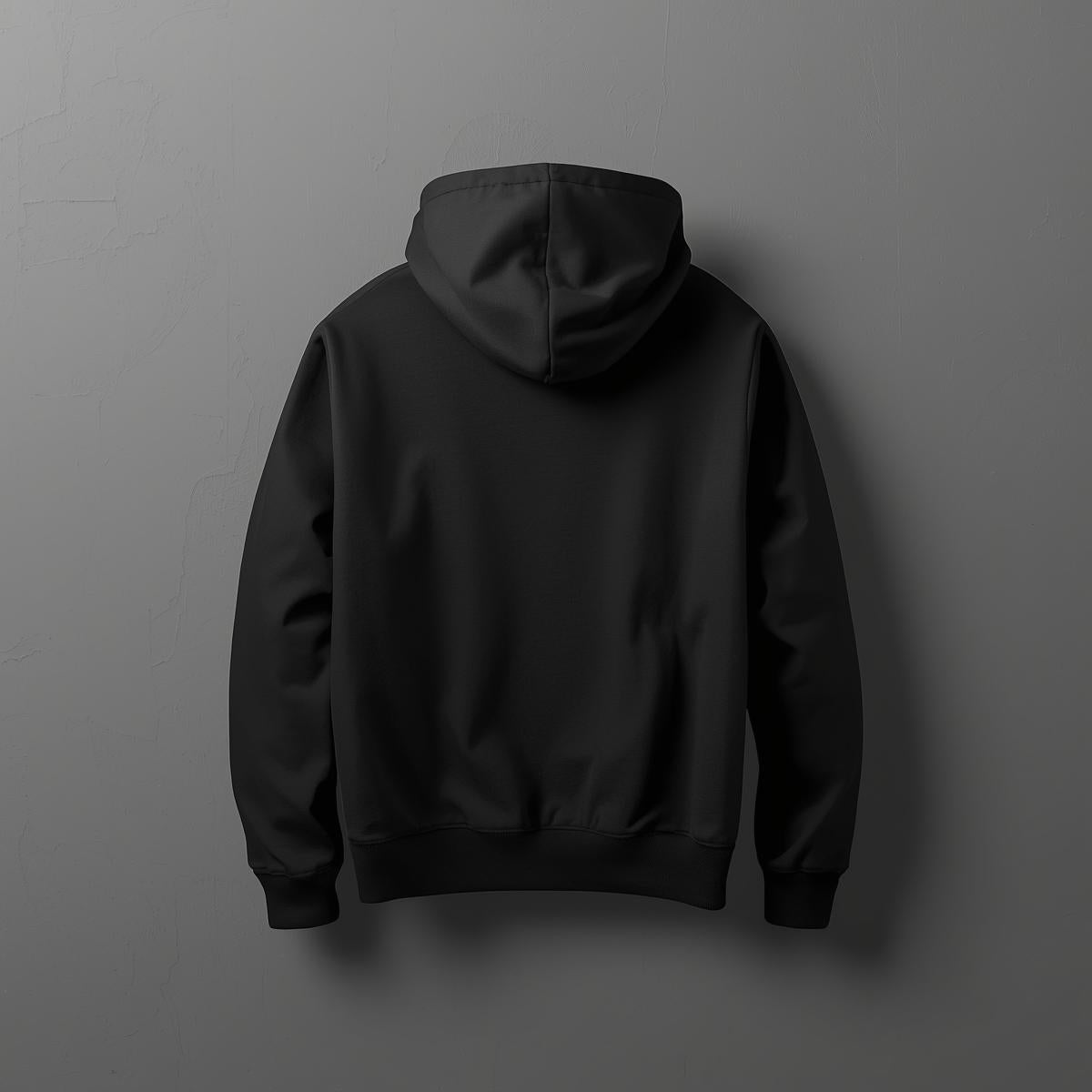 Hoodie Unisex Solid black