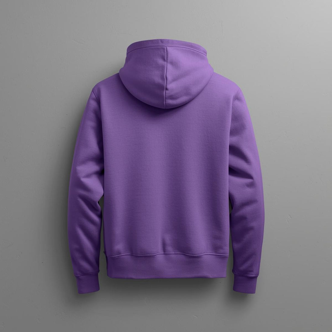 Hoodie Unisex Solid Purple