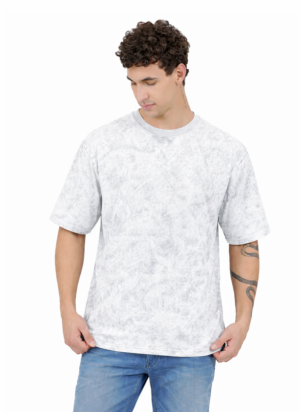 Acid Wash Oversized Cotton T-shirt