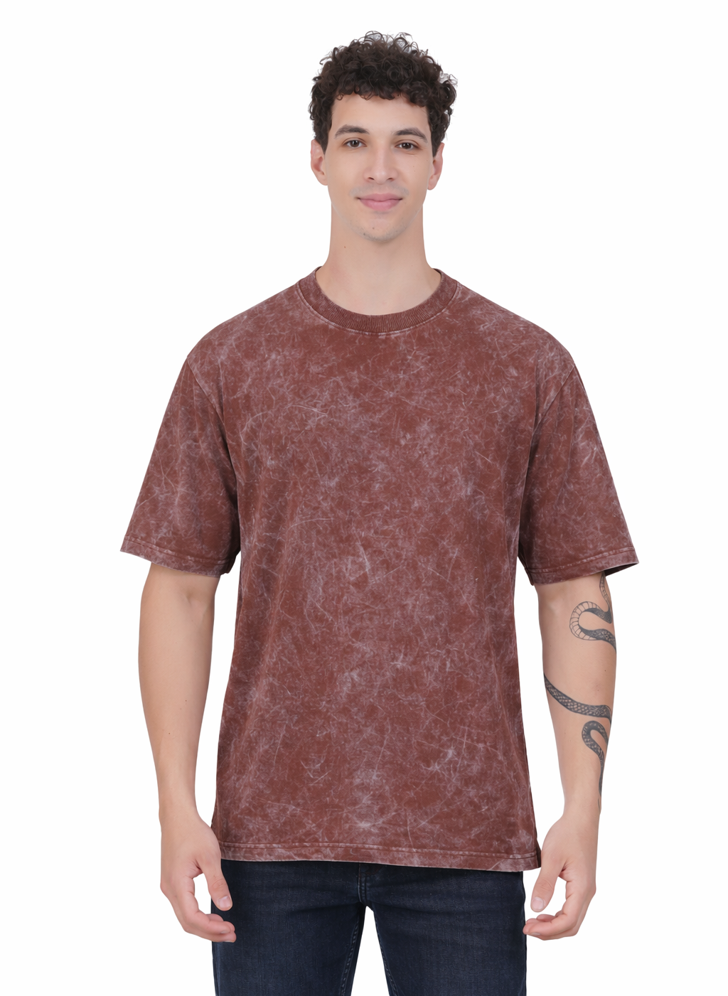 Acid Wash Oversized Cotton T-shirt