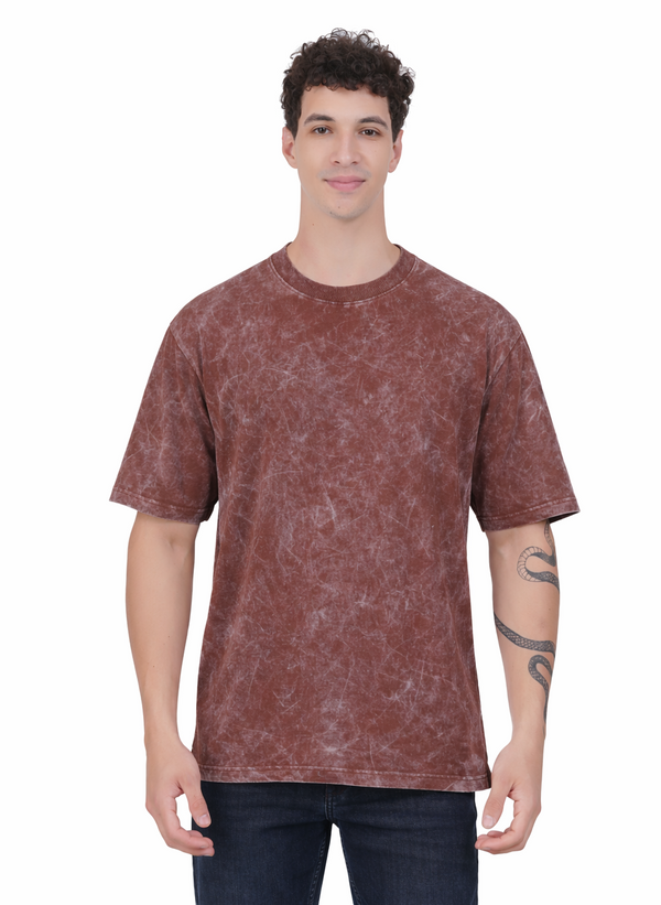 Acid Wash Oversized Cotton T-shirt
