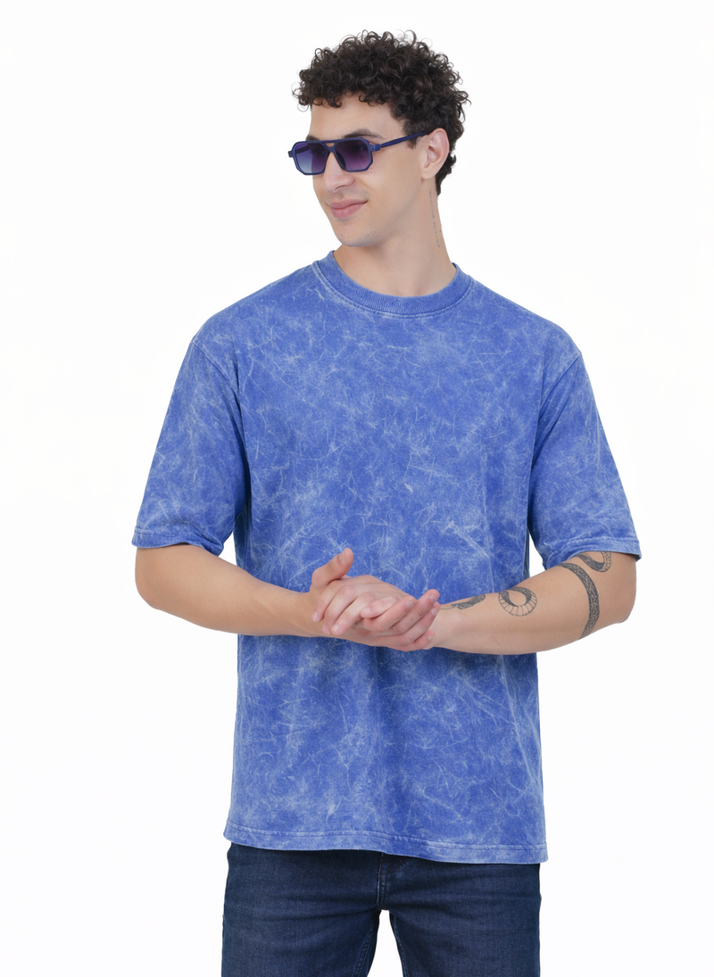 Acid Wash Oversized Cotton T-shirt