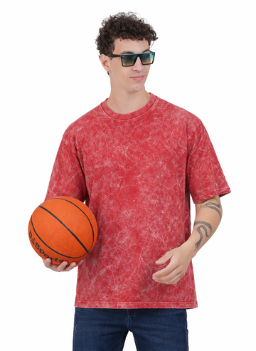 Acid Wash Oversized Cotton T-shirt