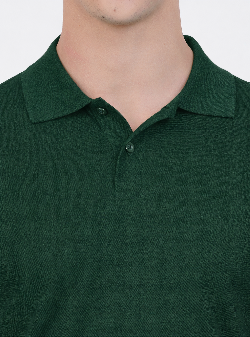 Men’s Premium Solid Polo T-Shirt – Bottoel Green