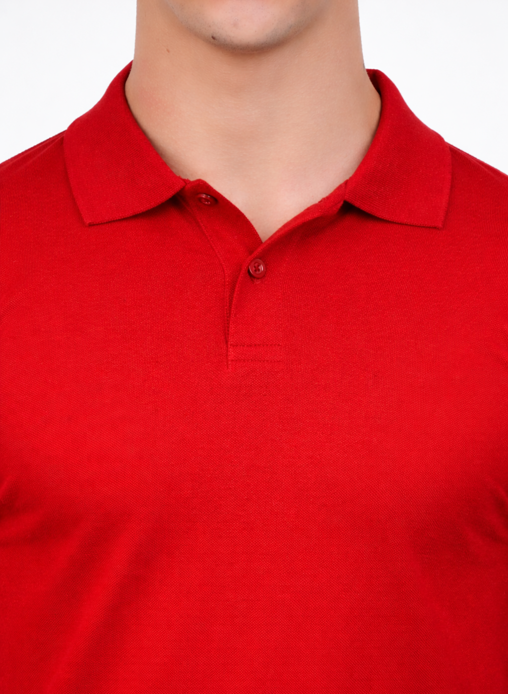 Men’s Premium Solid Polo T-Shirt – Red