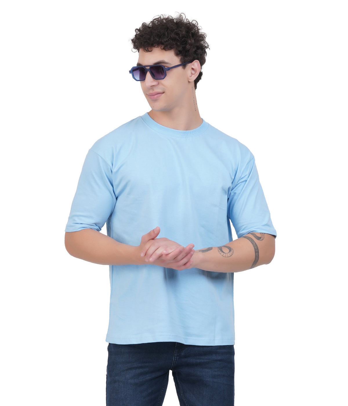 Oversize T-Shirt Unisex(Sky Blue)