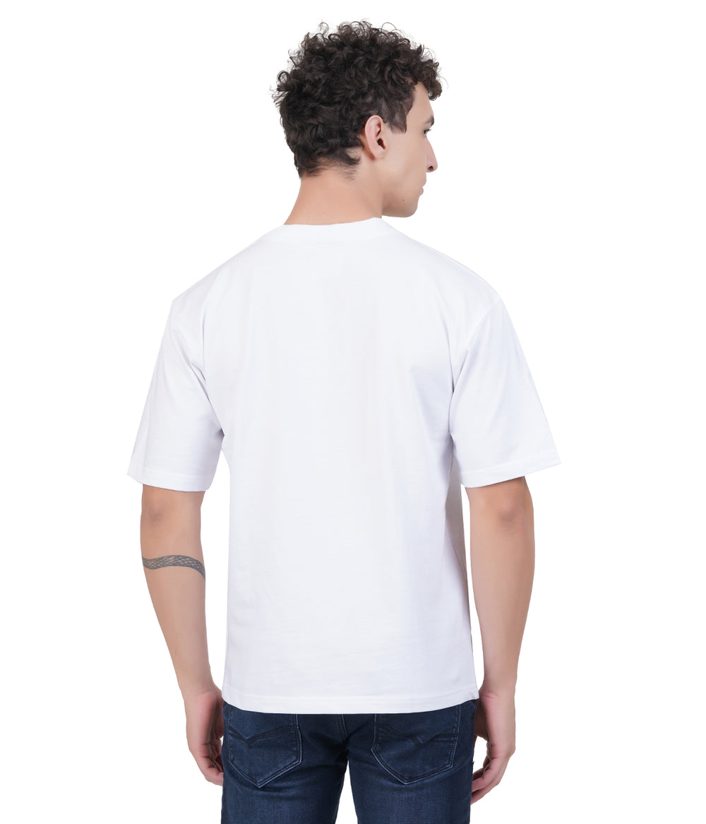 Pack of 3 Oversized T-Shirts for Men – Soft Cotton Combo Set (Black,White,Red)