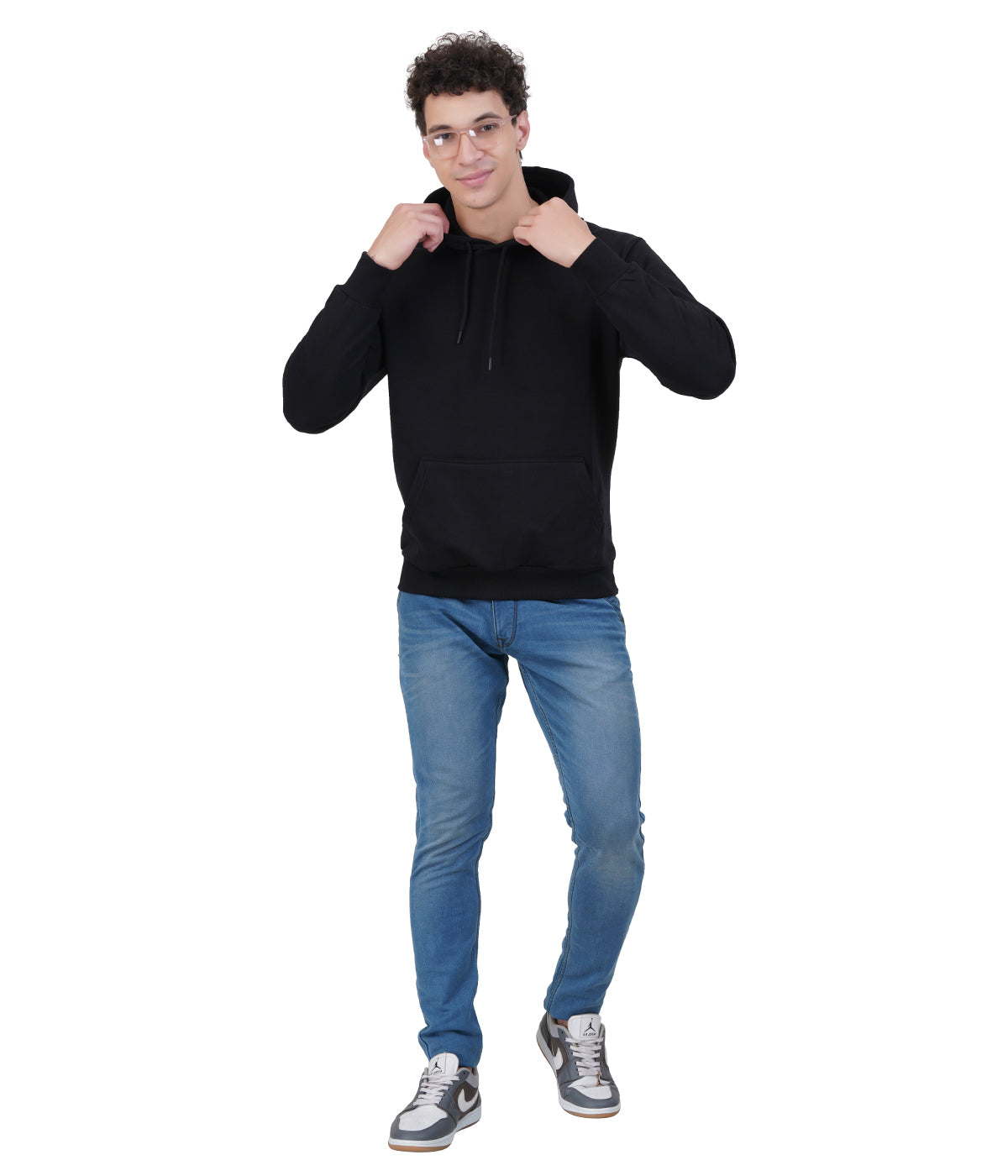 Hoodie Unisex Solid black