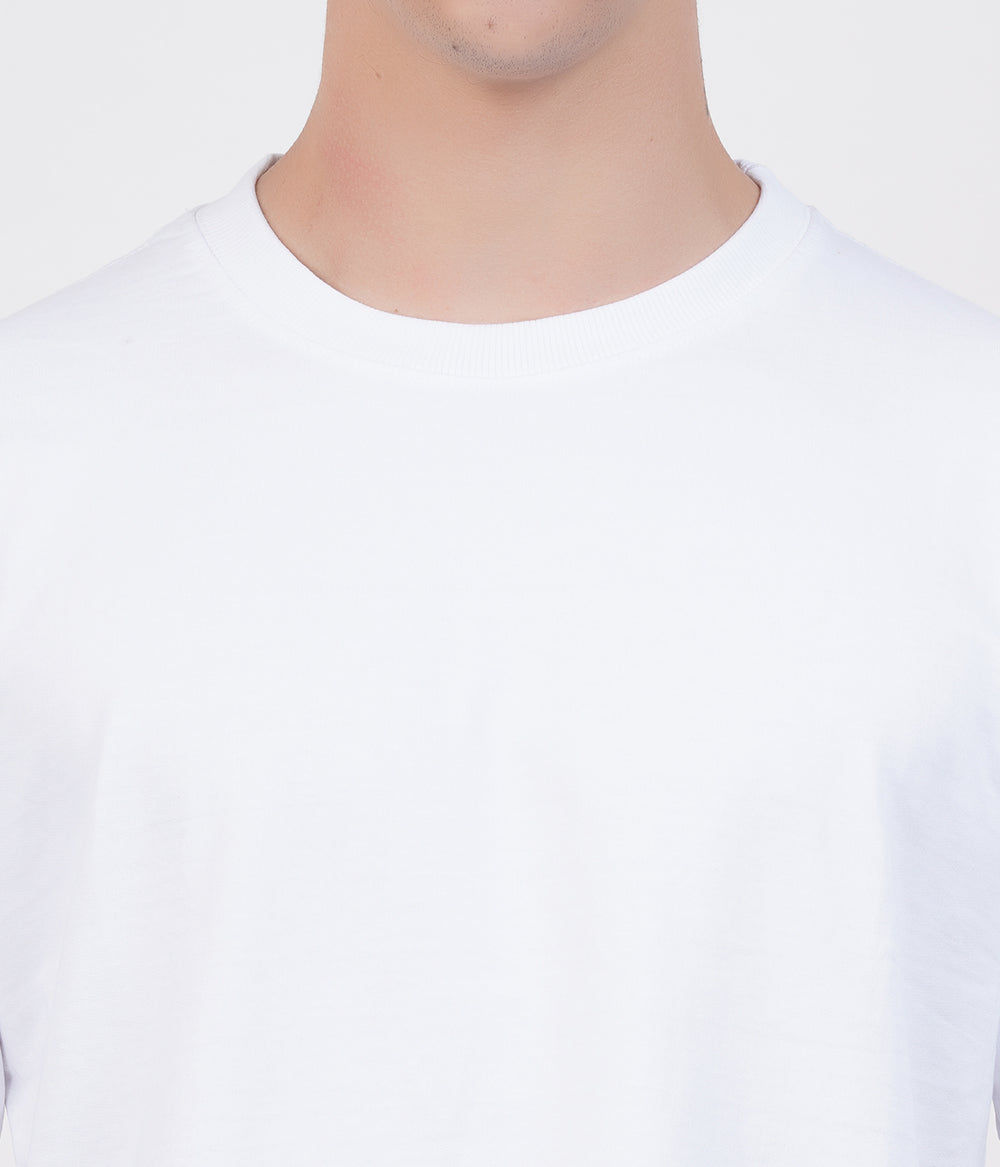 Pack of 3 Oversized T-Shirts for Men – Soft Cotton Combo Set (Black,White,Gray)