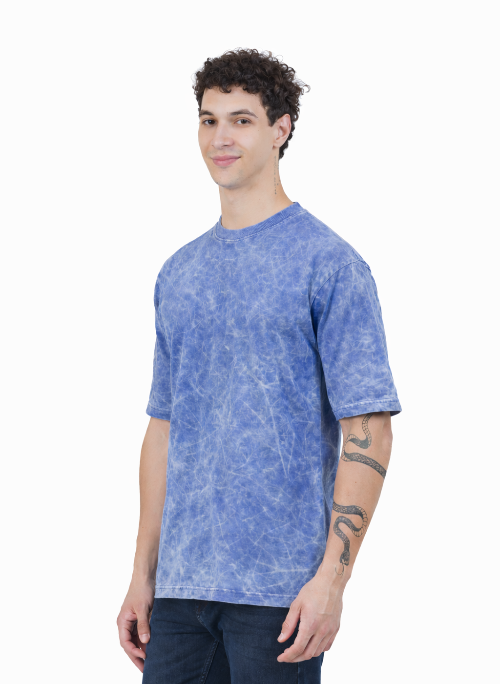 Acid Wash Oversized Cotton T-shirt