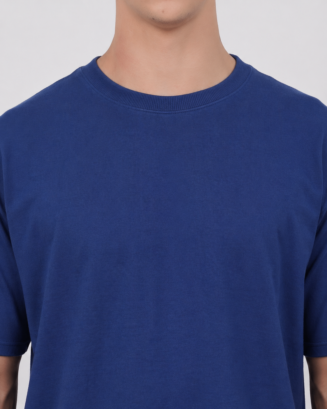 Kelvo Oversized T-Shirt | 240 GSM Cotton | Navy Blue