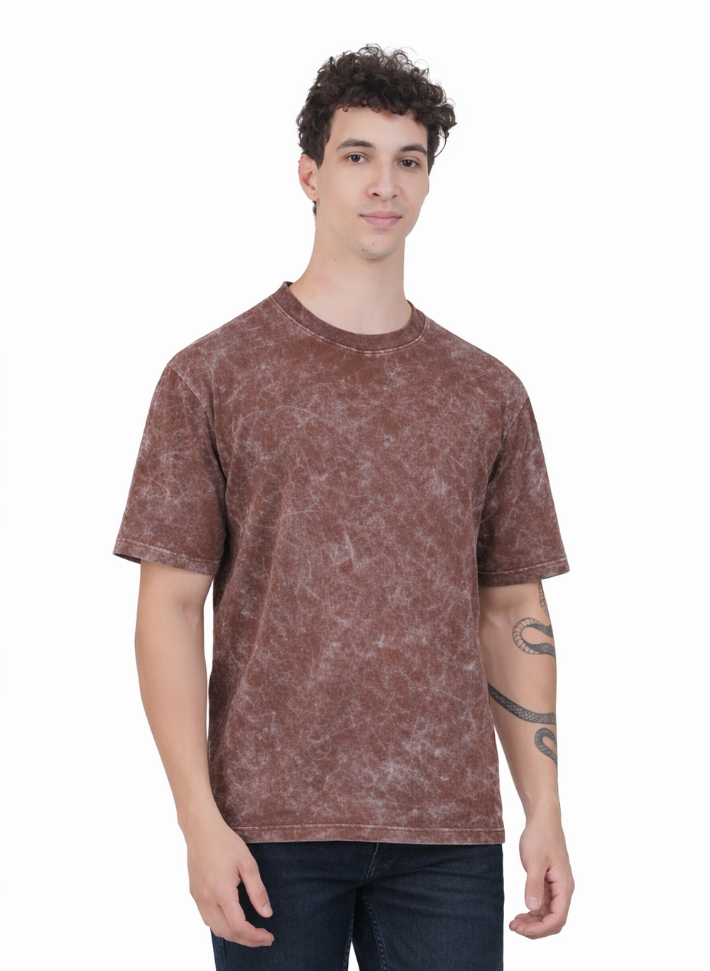 Acid Wash Oversized Cotton T-shirt