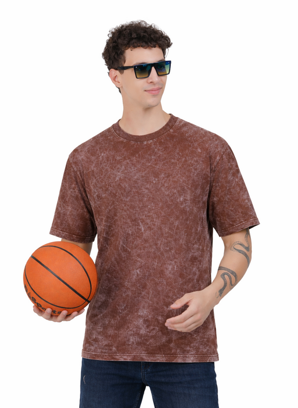 Acid Wash Oversized Cotton T-shirt