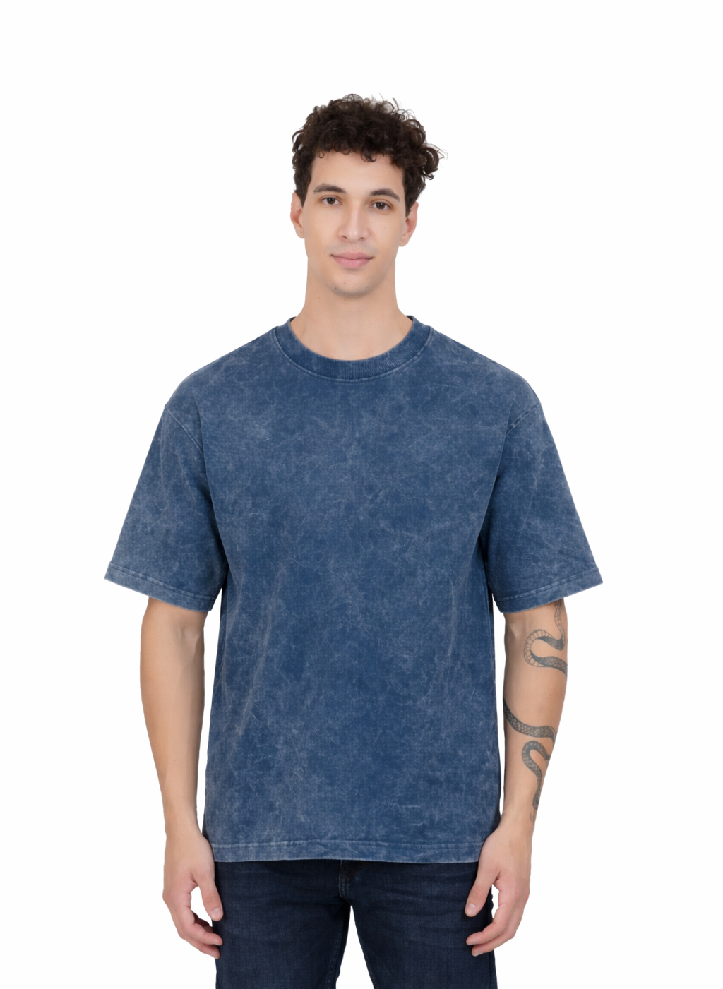 Acid Wash Oversized Cotton T-shirt