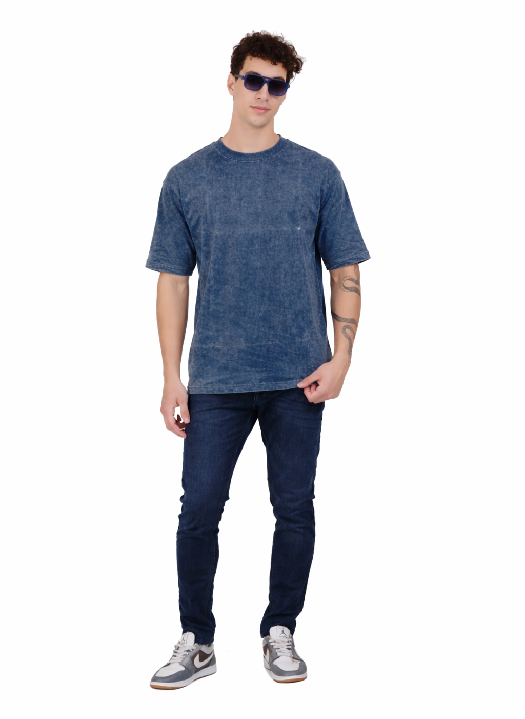 Acid Wash Oversized Cotton T-shirt