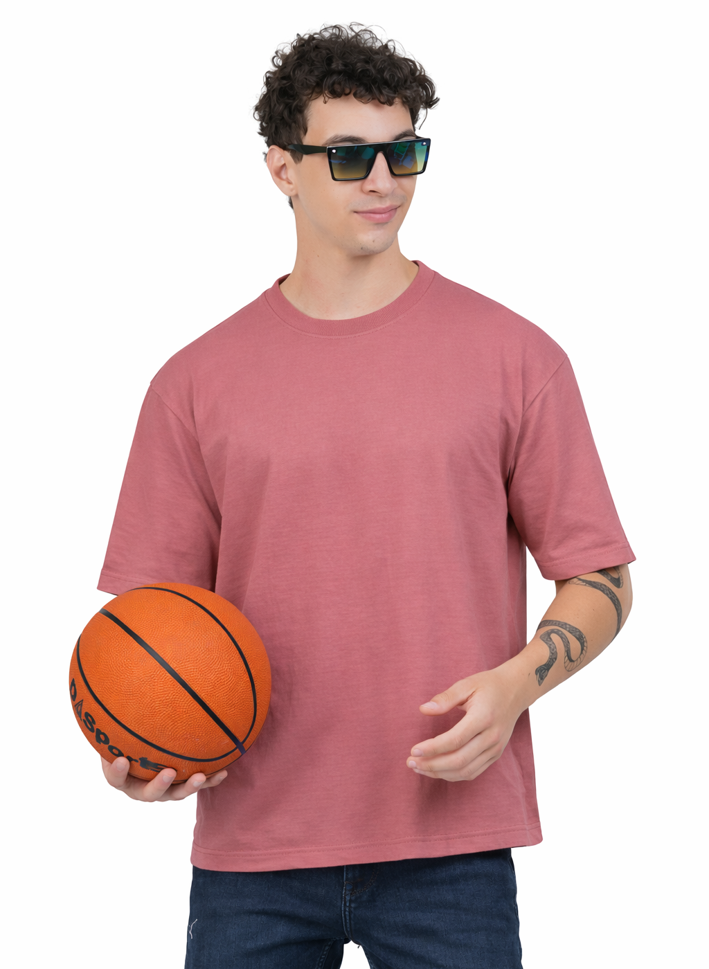 Oversize T-Shirt Unisex(Dusty Rose)