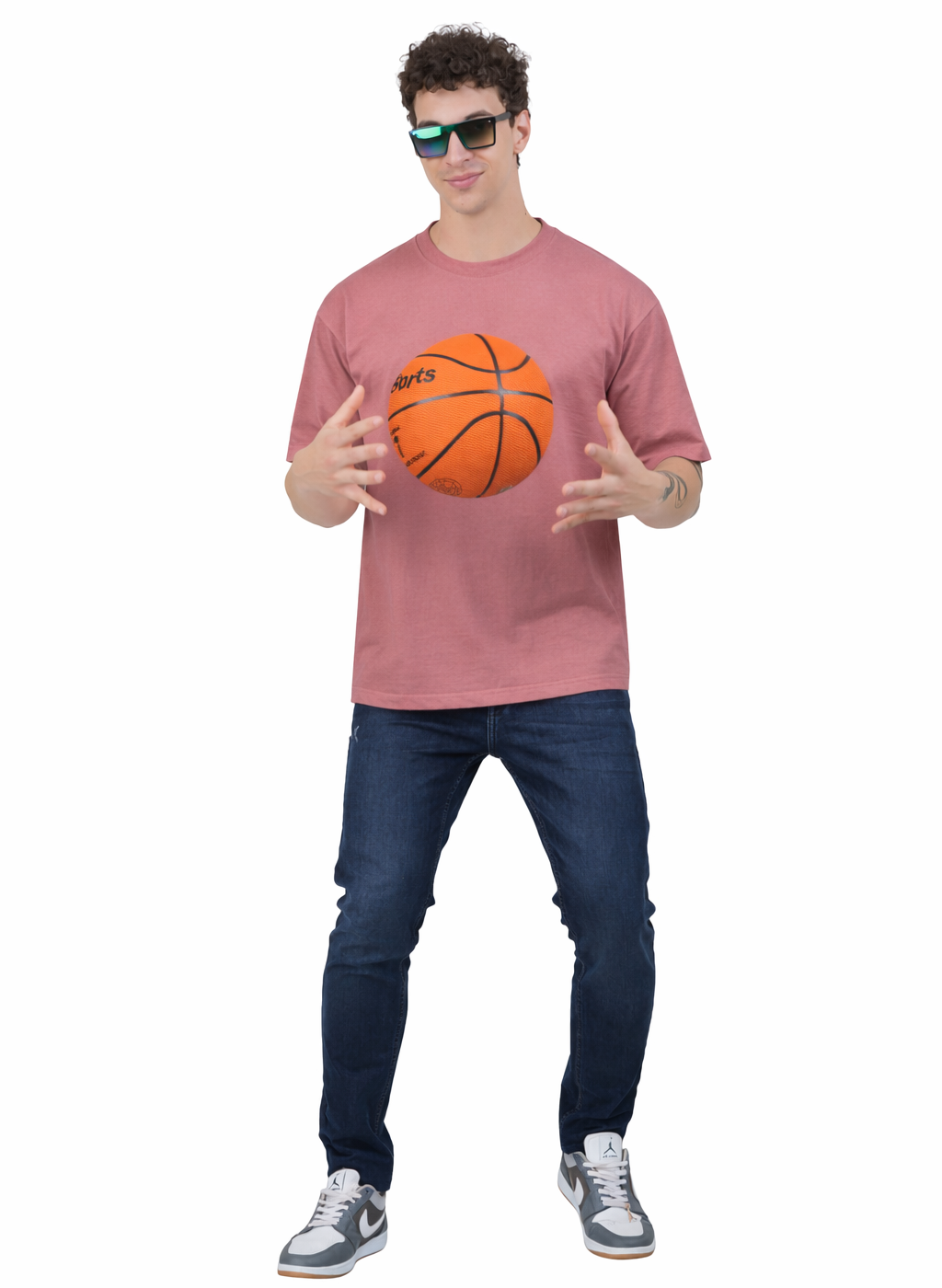 Oversize T-Shirt Unisex(Dusty Rose)