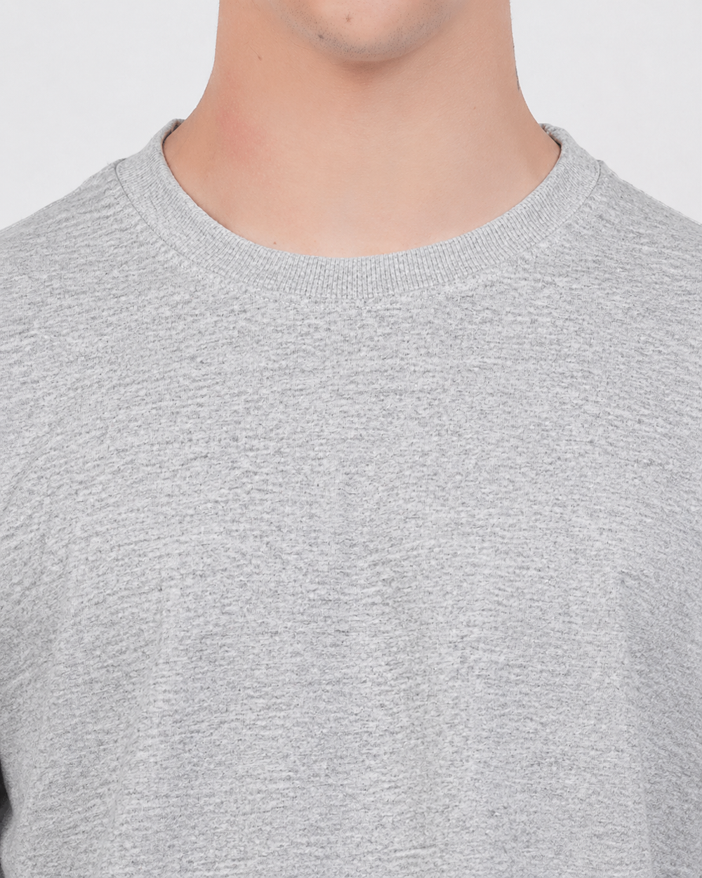 Kelvo Oversized T-Shirt | 240 GSM Cotton | Gray Milange