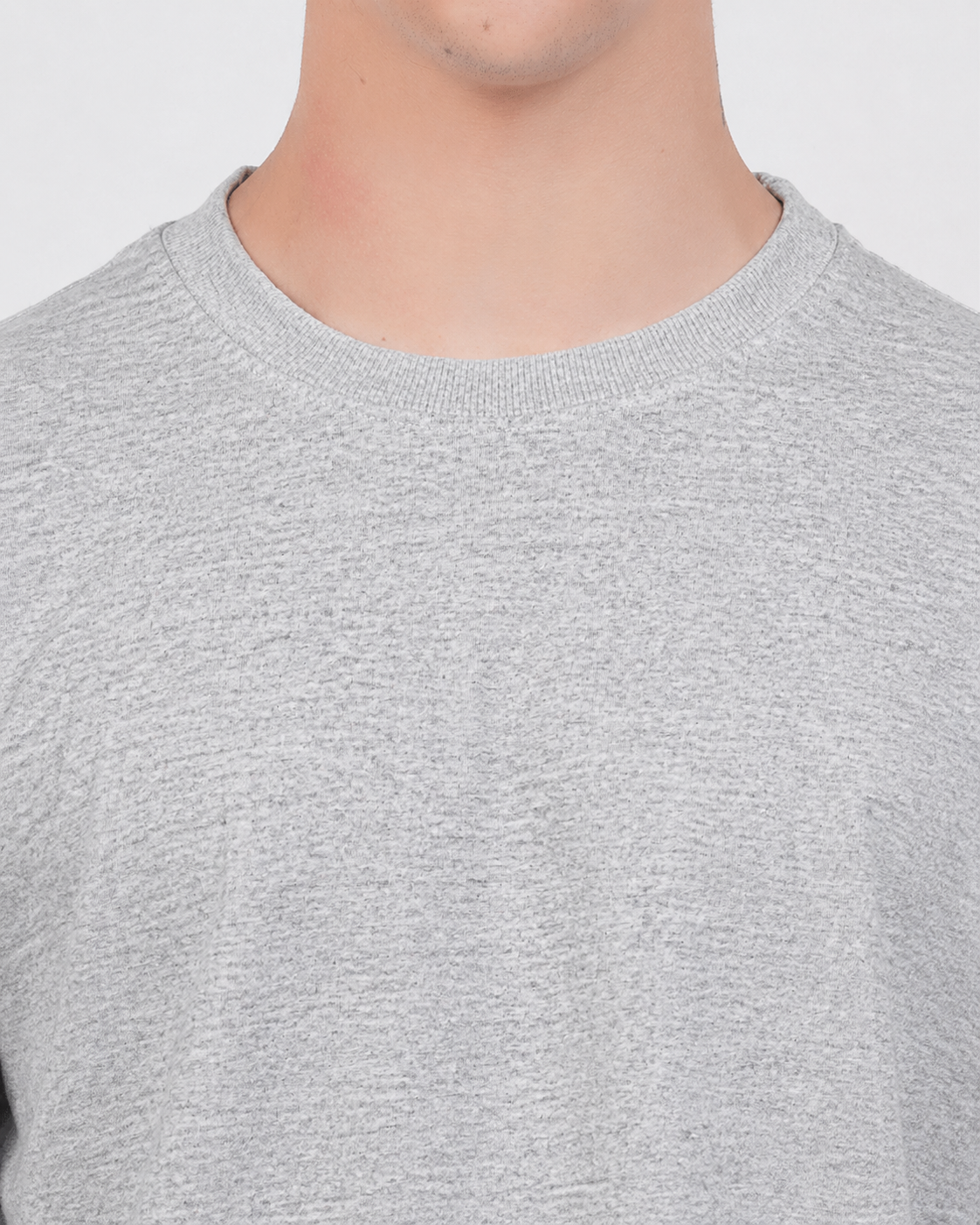 Kelvo Oversized T-Shirt | 240 GSM Cotton | Gray Milange