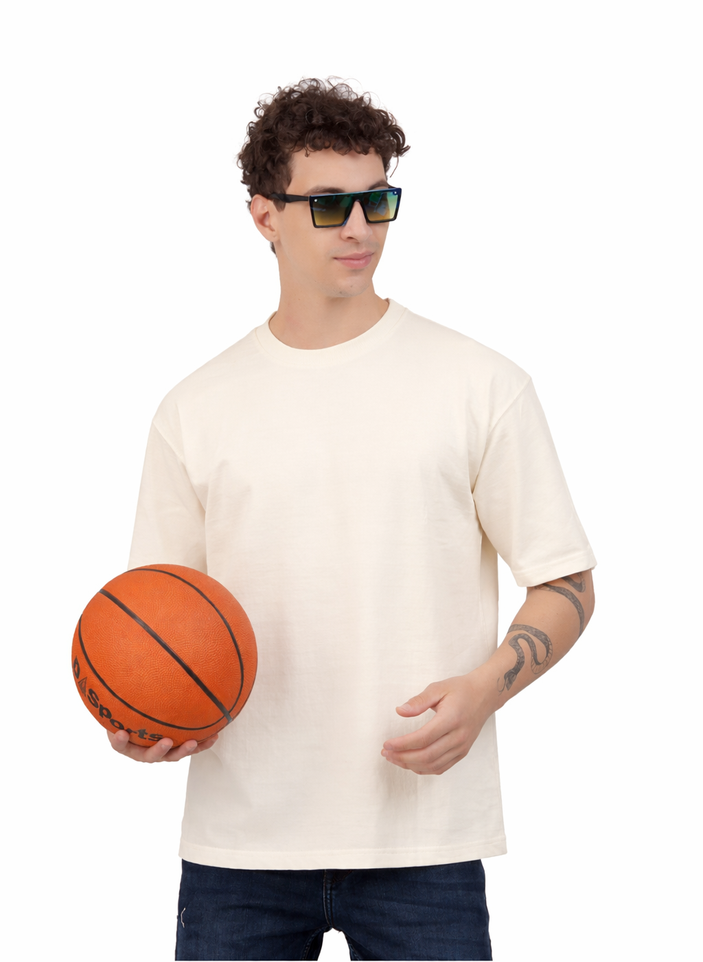 Oversize T-Shirt Unisex(Cream)