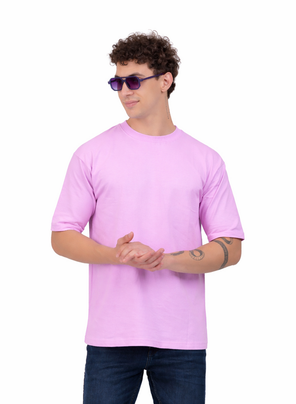 Oversize T-Shirt(Lavender Pink)