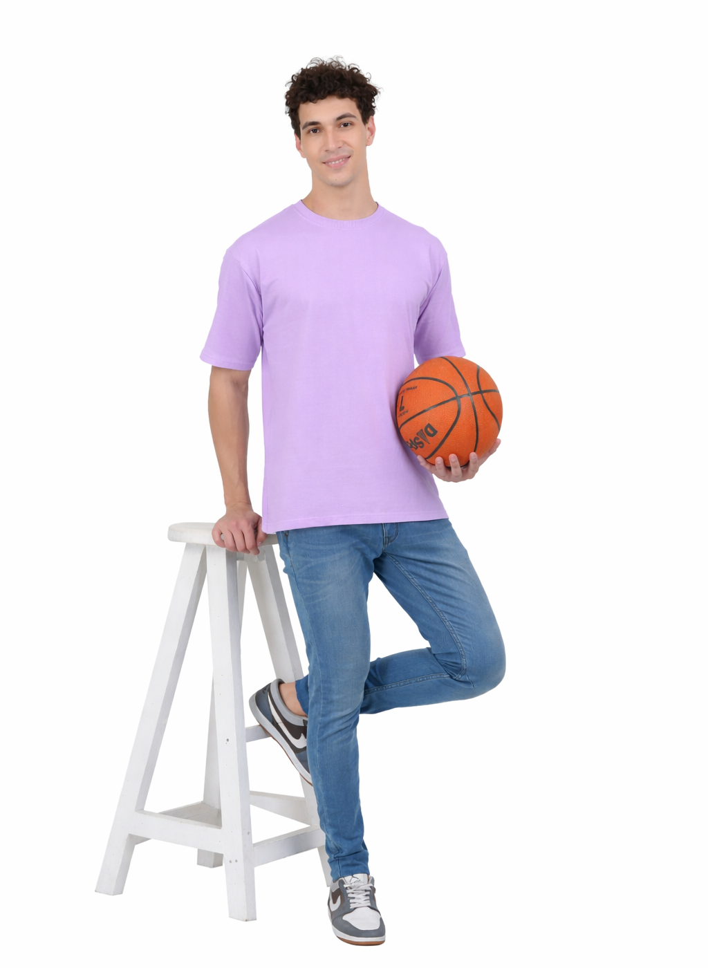 Oversize T-Shirt Unisex(Pastel Violet)