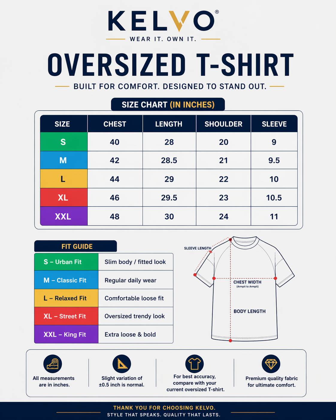 Kelvo Oversized T-Shirt | 240 GSM Cotton | Gray Milange