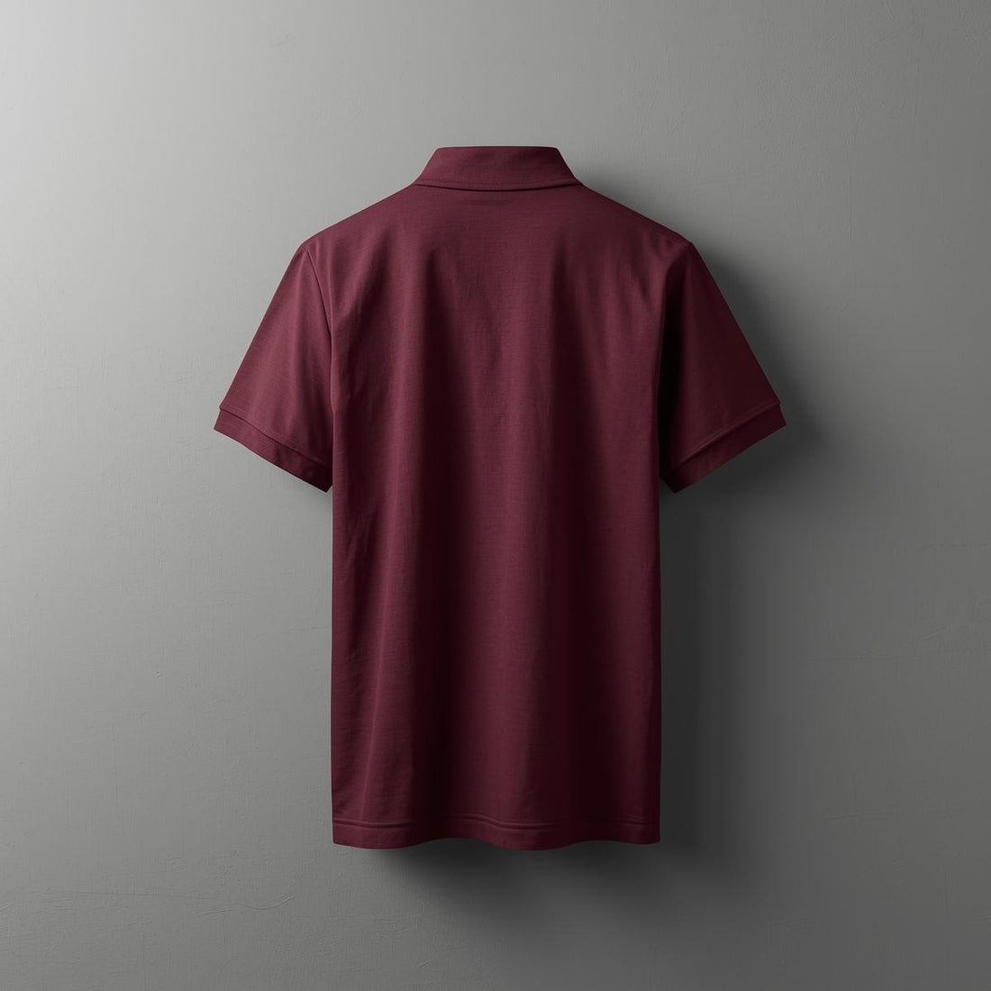 Men’s Premium Solid Polo T-Shirt – Maroon