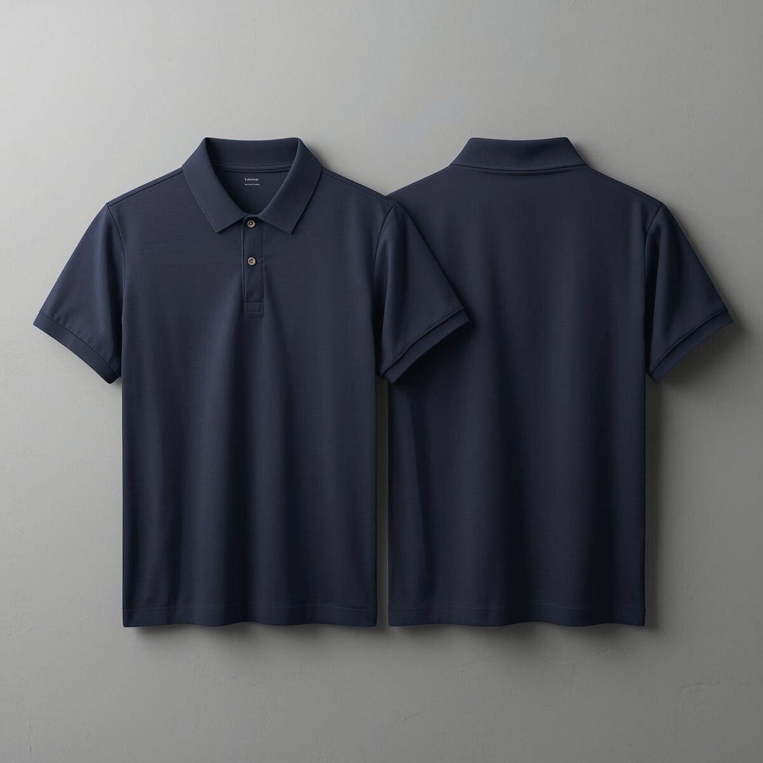 Men’s Premium Solid Polo T-Shirt – Navy