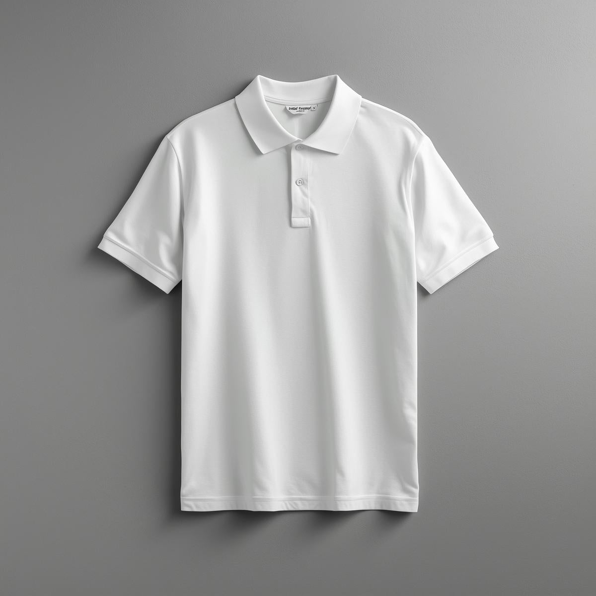 Men’s Premium Solid Polo T-Shirt – White