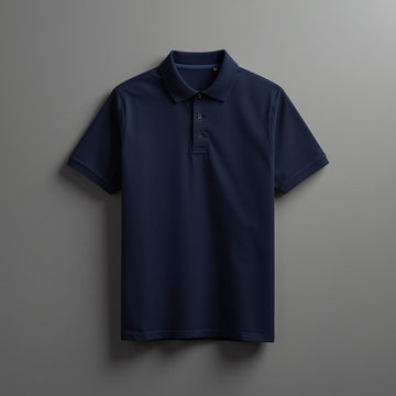 Men’s Premium Solid Polo T-Shirt – Navy
