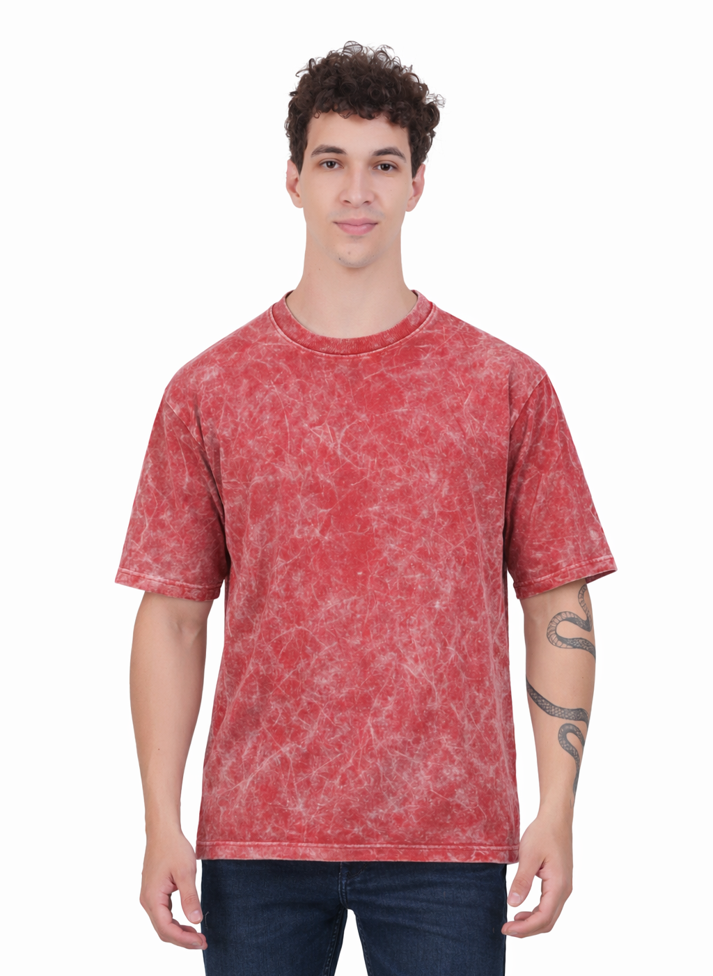 Acid Wash Oversized Cotton T-shirt