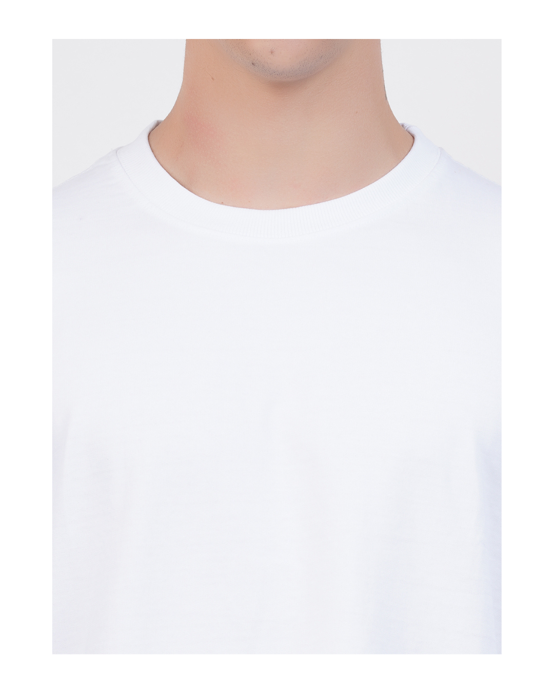 Kelvo Oversized T-Shirt | 240 GSM Cotton | White